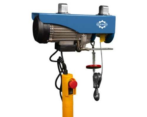 Мини электрическая таль стационарная GEARSEN PA 220В, 125/250кг, 12/6м
