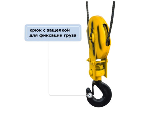 Таль электрическая канатная GEARSEN CD 0,5т, 6м (380В)