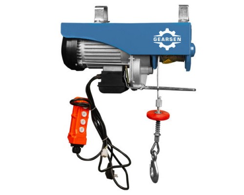 Мини электрическая таль комбинированная GEARSEN PA 220В, 125/250кг, 12/6м