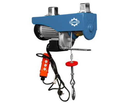 Мини электрическая таль комбинированная GEARSEN PA 220В, 125/250кг, 12/6м