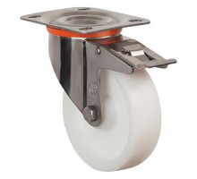 Колесо большегрузное нейлоновое EZ01 HKZ 150 F (INOX)