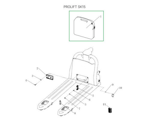 Аккумуляторная батарея 48В 30Ач Li-ion для тележек SD20L