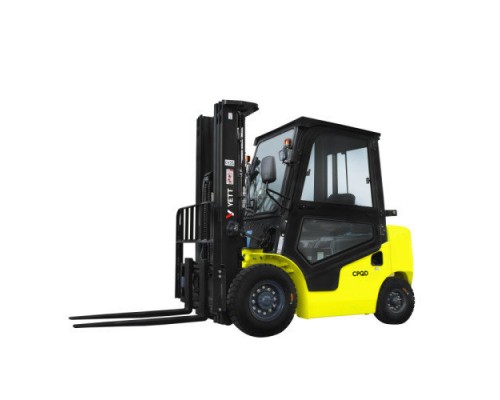 Бензиновый погрузчик с кабиной YETT CPQD25-RCK2-M300-3W-K