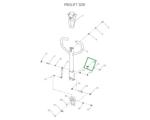 Датчик положения ручки для штабелеров SDR 1-1,2 т, SDR1635, для тележек SD15