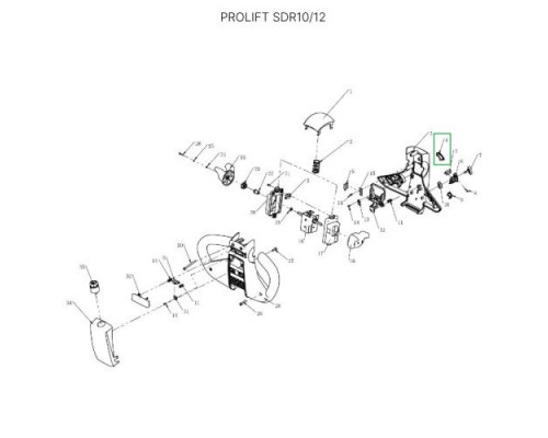 Индикатор зарядки для штабелеров SDR 1-1,2 т, SDR1635, SD15, SD15L, SK15