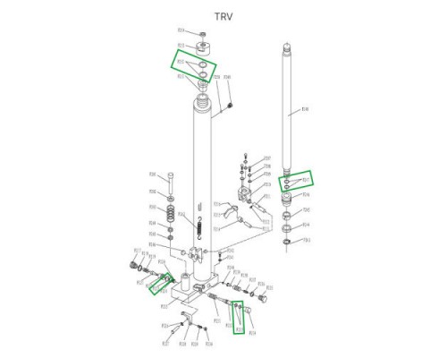 Ремкомплект гидроузла для TRV1016