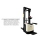 Самоходный электроштабелер PROLIFT M2 SDK 1536 li-ion со свободным подъемом