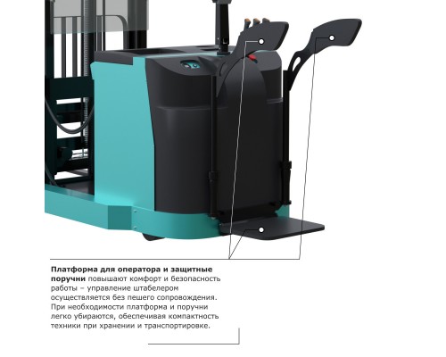 Штабелер с выдвижной мачтой PROLIFT PRO MRV 2050