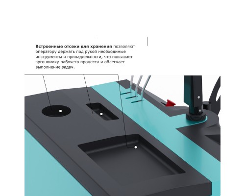 Штабелер с выдвижной мачтой PROLIFT PRO MRV 2050