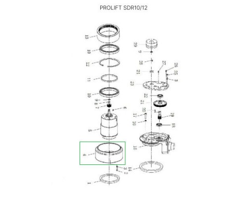 Ведущее колесо для штабелеров SDR 1-1,2 т, SD15, SD15L, SK15