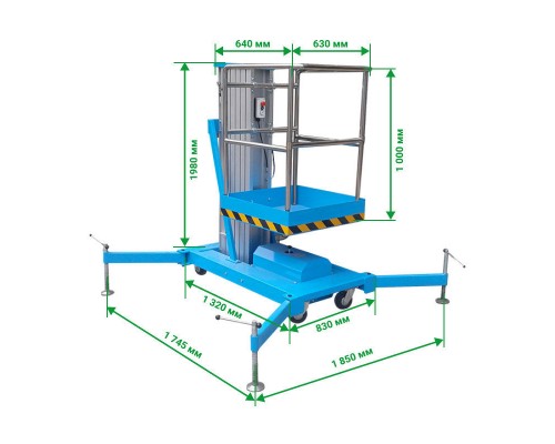 Одномачтовый подъемник PROLIFT GTWY9-100 AC