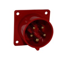 Разъем 380В, 5pin, пластик, для люльки ZLP (щитовая часть), папа