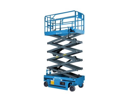 Самоходный ножничный подъемник с выдвижной платформой SKYER PLH1032-LiM2