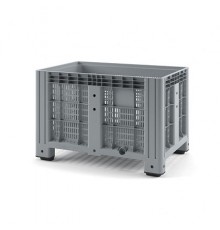 Пластиковый контейнер IBOX 1200х800 (перфорированный, на ножках)