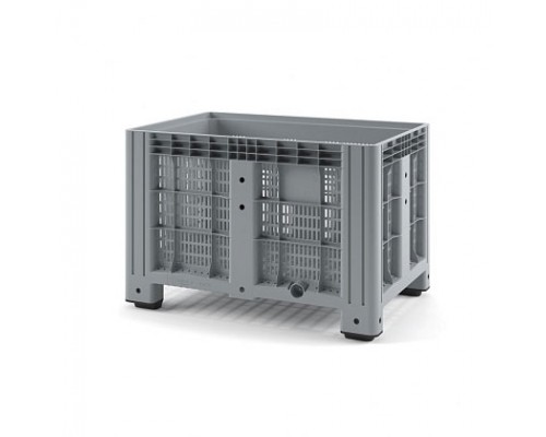 Пластиковый контейнер IBOX 1200х800 (перфорированный, на ножках)