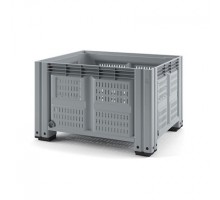 Пластиковый контейнер IBOX 1200х1000 (перфорированный, на ножках)