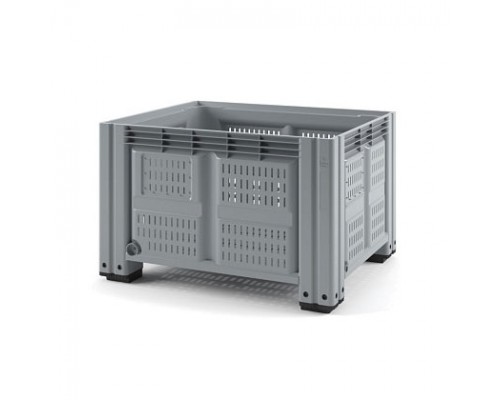 Пластиковый контейнер IBOX 1200х1000 (перфорированный, на ножках)
