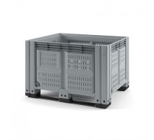 Пластиковый контейнер IBOX 1200х1000 (перфорированный, на полозьях)