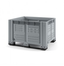 Пластиковый контейнер IBOX 1200х1000 (перфорированный, на полозьях)