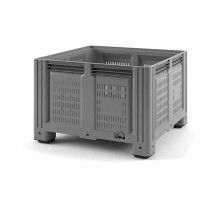 Пластиковый контейнер IBOX 1130x1130x760 (перфорированный, на ножках)