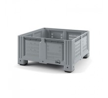 Пластиковый контейнер IBOX 1130x1130x580 (перфорированный, на ножках)