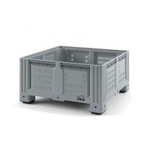 Пластиковый контейнер IBOX 1130x1130x580 (перфорированный, на ножках)