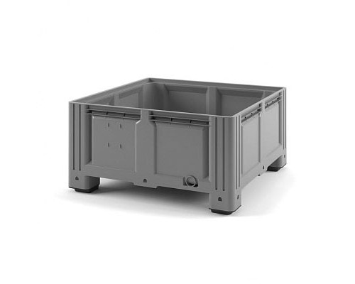 Пластиковый контейнер IBOX 1130x1130x580 (сплошной, на ножках)