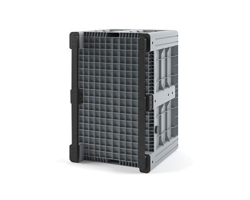 Пластиковый контейнер iBox 1200х800 сплошной на полозьях