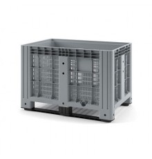 Пластиковый контейнер IBOX 1200х800 (перфорированный, на полозьях)