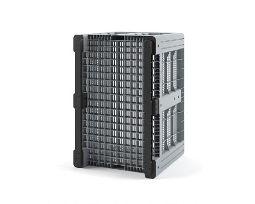 Пластиковый контейнер IBOX 1200х800 (перфорированный, на полозьях)