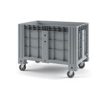 Пластиковый контейнер IBOX 1200х800 (сплошной, на колёсах)