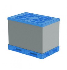 Разборный пластиковый облегчённый контейнер Polybox усиленный трубами