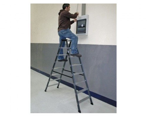Двухсторонняя стремянка KRAUSE MONTO SePro D 2х6 125835
