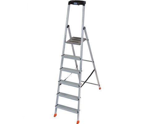 Стремянка KRAUSE SAFETY 6 ступеней 126344 и 128966