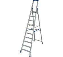 Передвижная стремянка KRAUSE STABILO 10 ступеней 124661