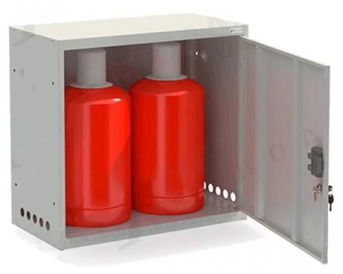 Шкаф для газовых баллонов ШГР 27-2-4(2x27л)