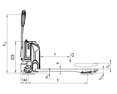 Самоходная тележка Noblelift PTE20N