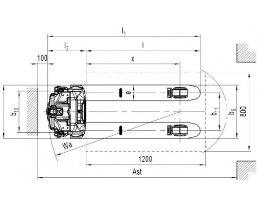 Самоходная тележка Noblelift PTE20N