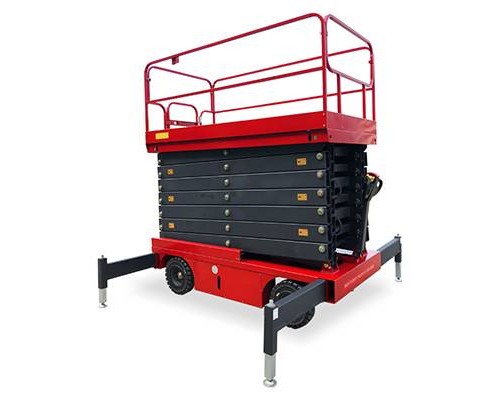 Самоходный ножничный подъемник QZ-030-080 Oxlift 8000 мм 300 кг
