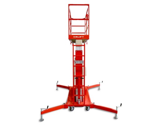 Телескопический двухмачтовый подъемник ZX-2-140 Oxlift 14000 мм 150 кг