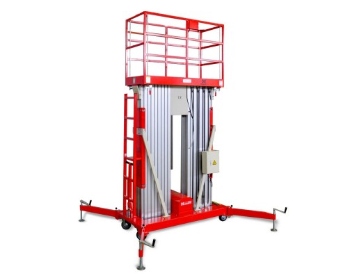 Телескопический двухмачтовый подъемник ZX-2-140 Oxlift 14000 мм 150 кг