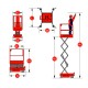 Ножничный подъемник QX-030-039 Oxlift 3900 мм 300 кг
