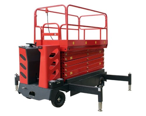 Самоходный ножничный подъемник QZ-030-110 WD Oxlift 11000 мм 300 кг