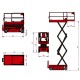 Самоходный ножничный подъемник QXE80 Oxlift 6000 мм 450 кг