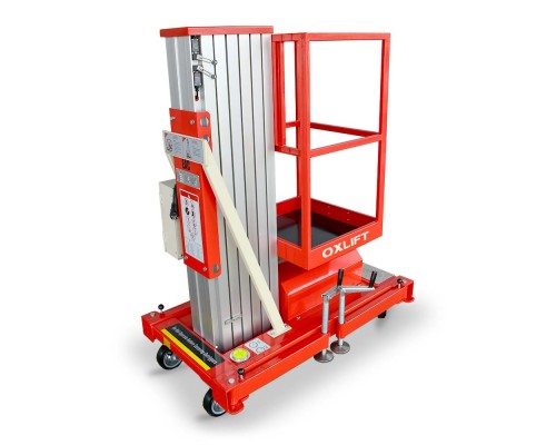Телескопический одномачтовый подъемник ZX-1-060 Oxlift 6000 мм 125 кг