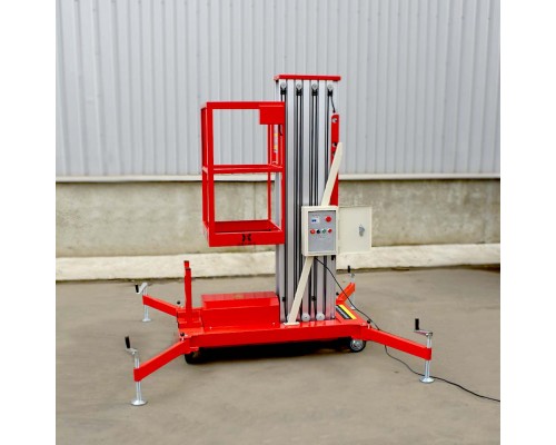 Телескопический одномачтовый подъемник ZX-1-080 Oxlift 8000 мм 125 кг