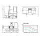 Боковой вилочный погрузчик CCCD30 Oxlift 3600 мм 3000 кг