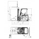 Электропогрузчик вилочный RX 20N3 Li-Ion Oxlift 2000 кг 4500 мм Side-Shift
