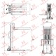 Гидравлический штабелер HS 1610 Oxlift 1600 мм 1000 кг