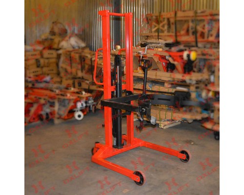 Тележка-Штабелер для кантовки бочек HS-DT1435 оптима Oxlift 1400 мм 350 кг